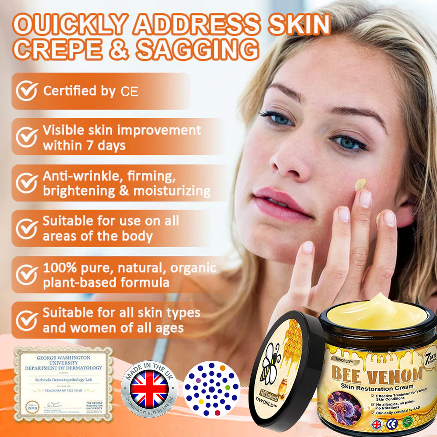 ✨✨Tiworld™ Bee venom Comprehensive Cream — 🔥Limited Time 80% OFF🔥