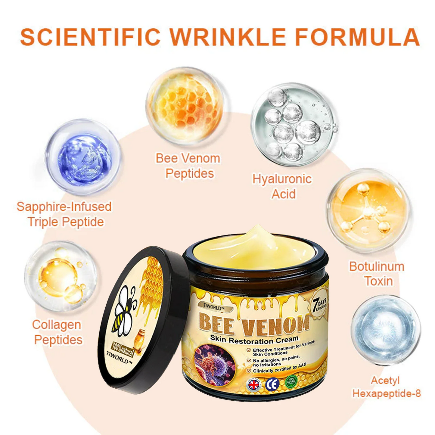 ✨✨Tiworld™ Bee venom Comprehensive Cream — 🔥Limited Time 80% OFF🔥